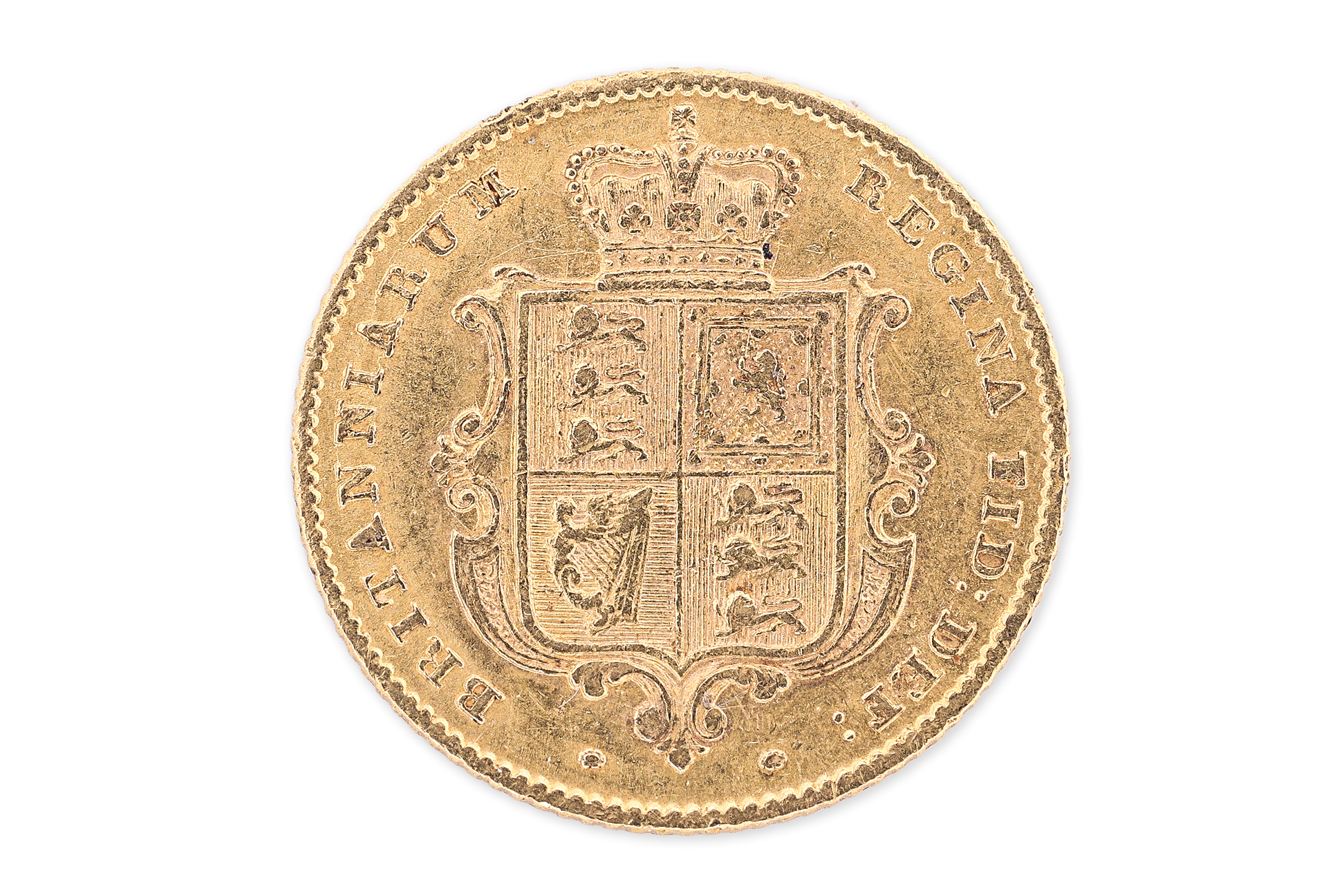 GREAT BRITAIN VICTORIA GOLD 1/2 SOVEREIGN 1847 - Image 2 of 2
