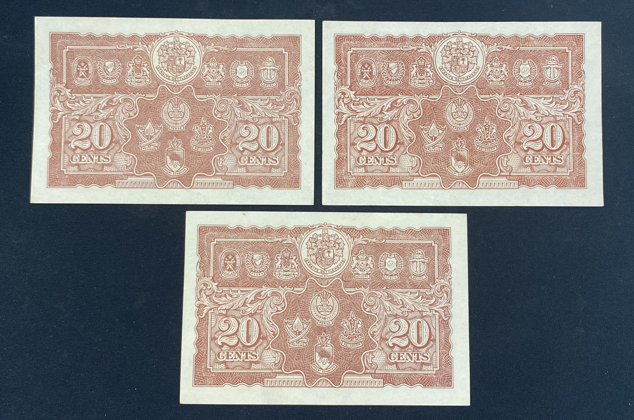 MALAYA GEORGE VI ASSORTED 1, 5, 10, 20 & 50 CENTS 1941 (15) - Image 6 of 12