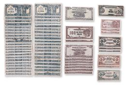 AN ASSORTED GROUP OF JAPANESE OCCUPATION BANKNOTES (62)