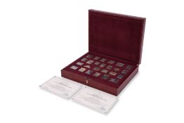 'THE EMPIRE COLLECTION' SET OF SILVER GILT STAMPS