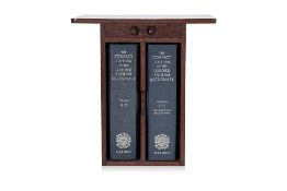 COMPACT OXFORD ENGLISH DICTIONARY IN TEAK HOLDER