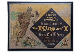 A VINTAGE 'THE KING AND I' MOVIE POSTER