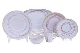 A CRATE & BARREL 'AMINA' POTTERY DINNER SERVICE