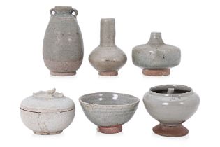 A GROUP OF THAI POTTERY