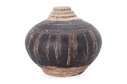 A CAMBODIAN TWO-GLAZED POT