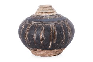 A CAMBODIAN TWO-GLAZED POT