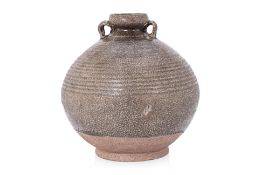 THAI CELADON GLOBULAR BOTTLE