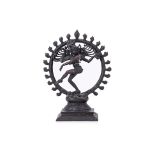 A BRONZE FIGURE OF SHIVA AS LORD OF THE DANCE NATARAJA