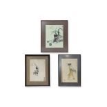 A GROUP OF THREE CHINESE INK PAINTINGS