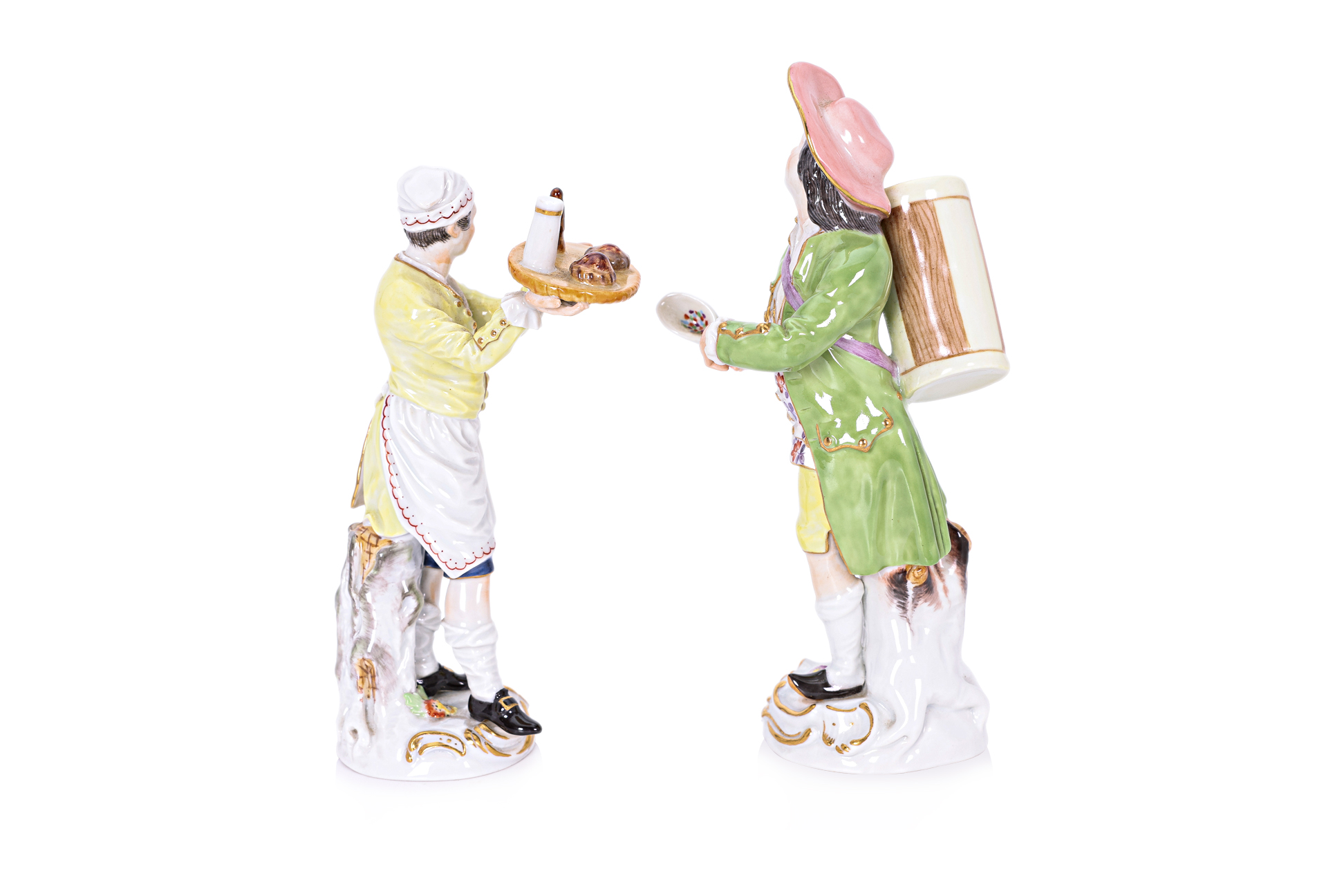 TWO MEISSEN PORCELAIN FIGURES - Image 2 of 3