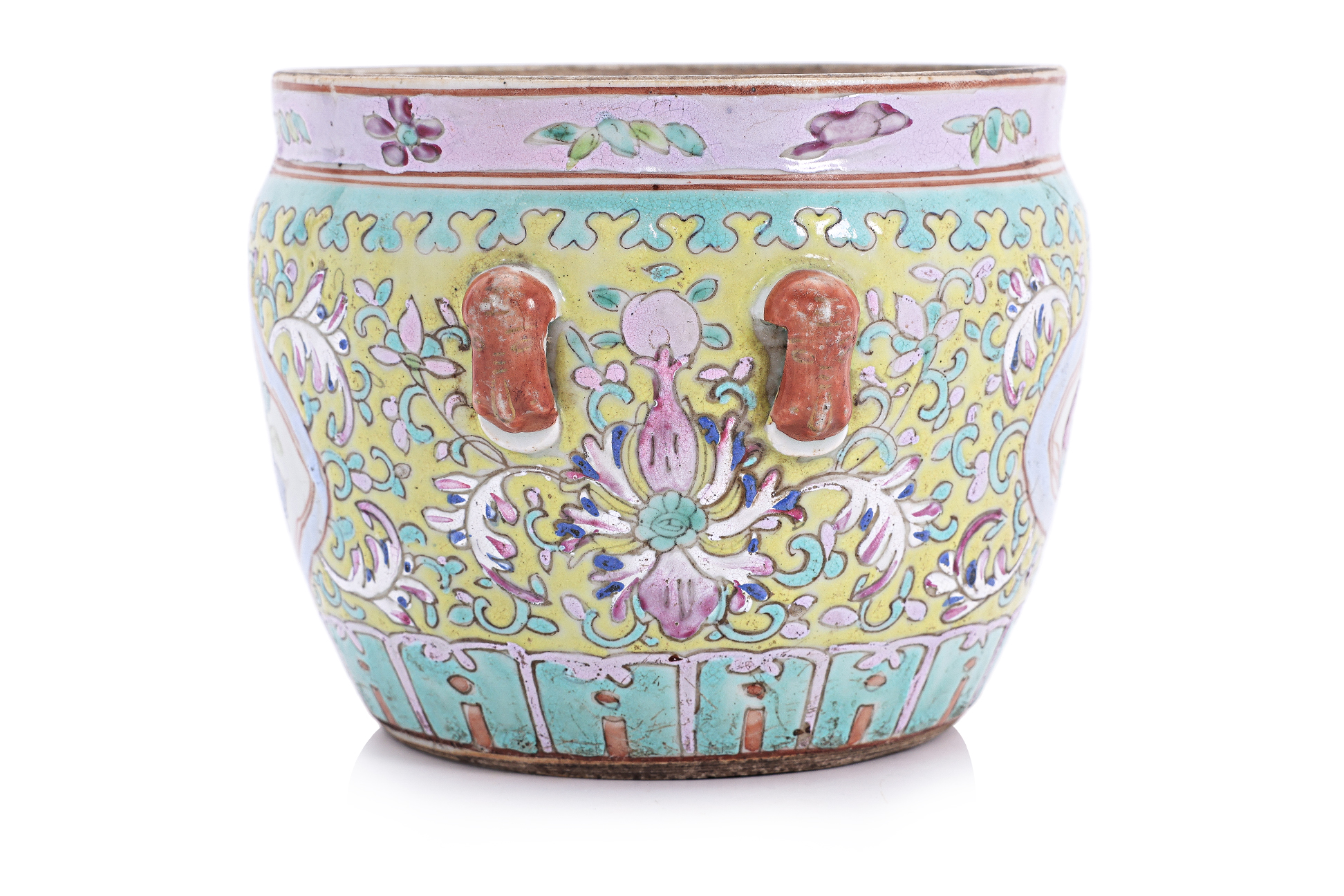 A SMALL FAMILLE ROSE PORCELAIN KAMCHENG BOWL - Image 2 of 3