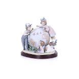 A LLADRO VOYAGE OF COLUMBUS PORCELAIN FIGURE