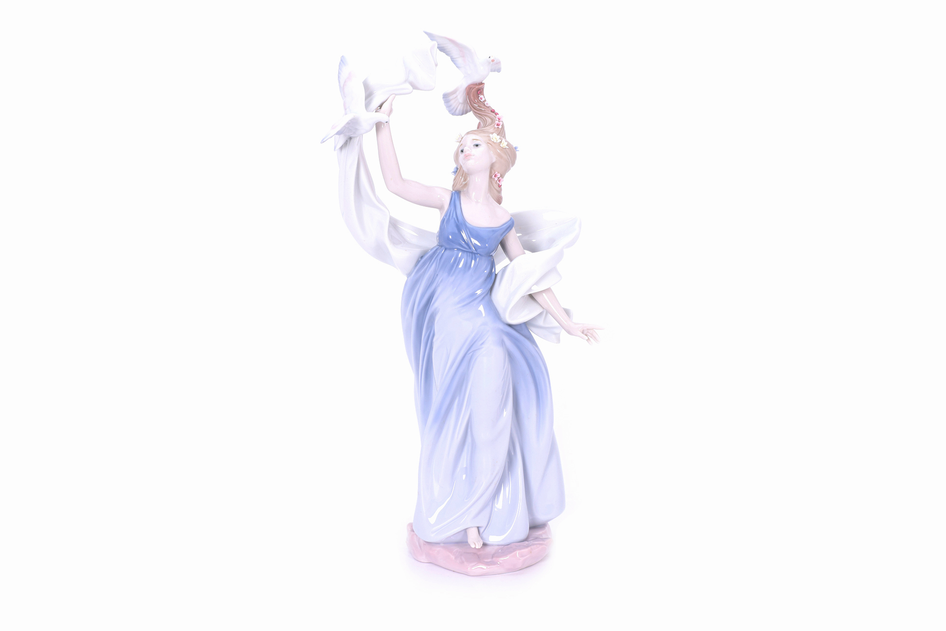 A LLADRO NEW HORIZONS PORCELAIN FIGURINE