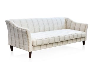 A BESPOKE THREE SEAT SOFA SUPPLIED BY ELIZABETH HAY