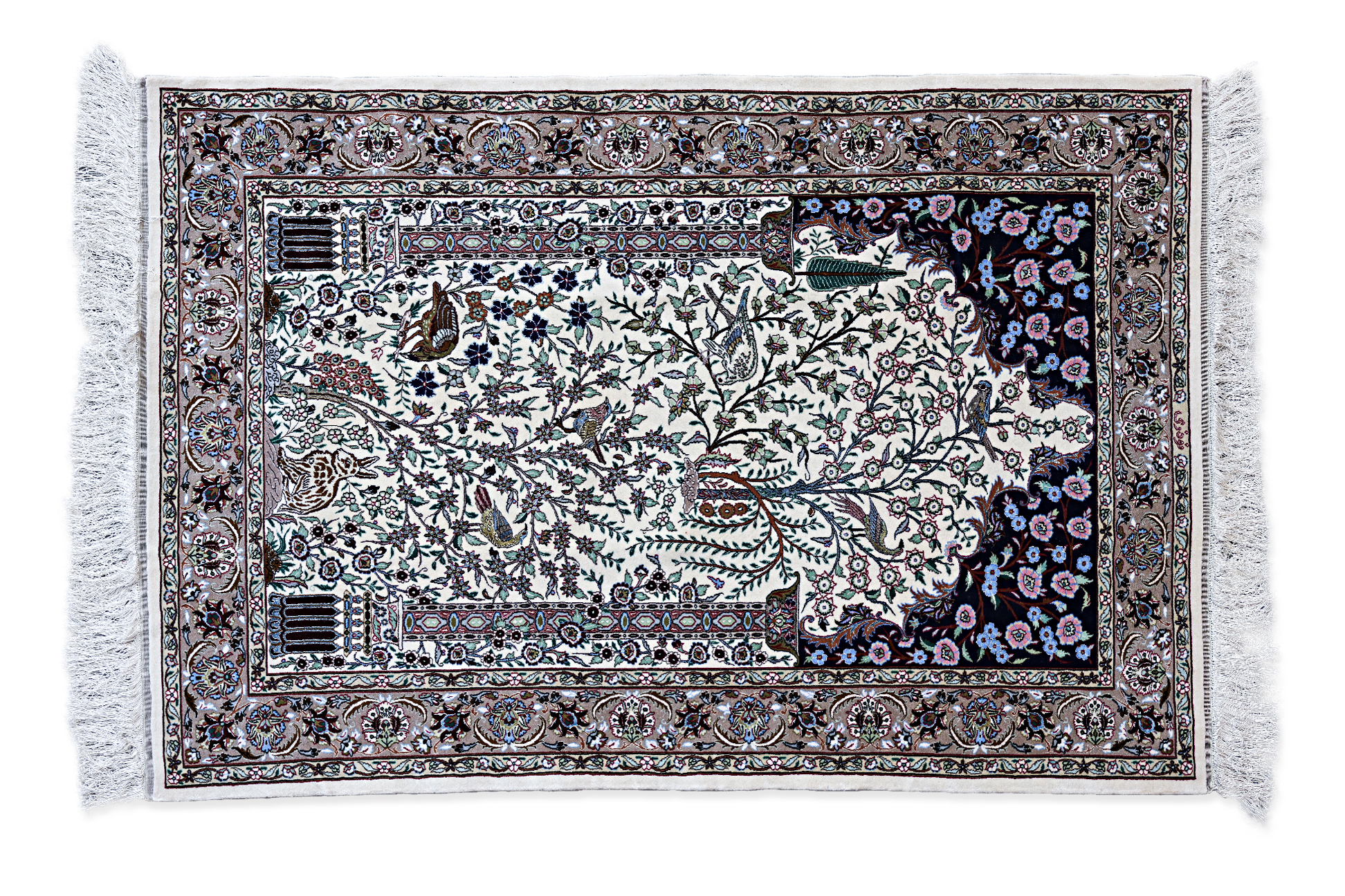 A PERSIAN TREE OF LIFE RUG