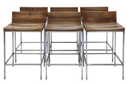 A SET OF SIX E15 'GRACE' BARSTOOLS