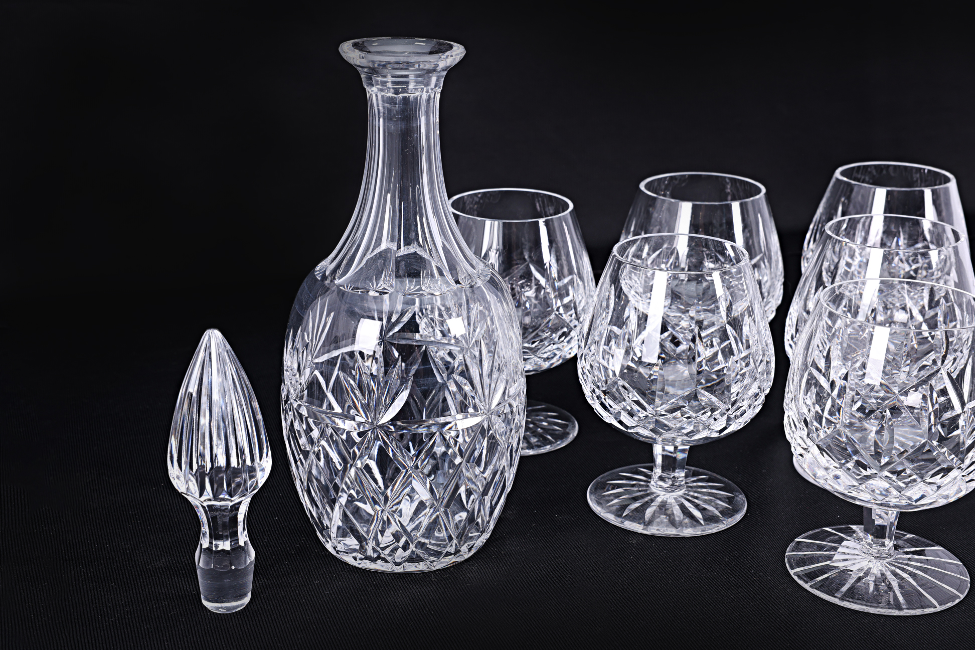A GROUP OF WATERFORD CRYSTAL AND OTHER TABLE GLASS - Image 5 of 5
