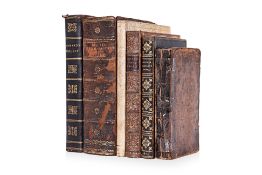 A GROUP OF SIX ASSORTED ANTIQUE BOOKS