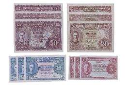 A GROUP OF MALAYA CENTS 1941