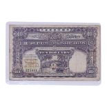 STRAITS SETTLEMENTS 10 DOLLARS 1929