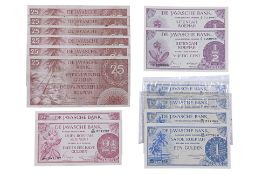 AN ASSORTED GROUP OF NETHERLANDS INDIES BANKNOTES