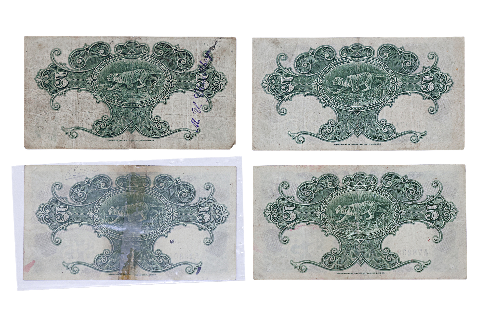 A SET OF STRAITS SETTLEMENTS 5 DOLLAR NOTES - Image 2 of 2