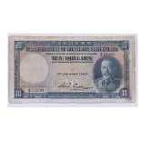 STRAITS SETTLEMENTS 10 DOLLARS 1933