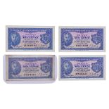 MALAYA 10 CENTS 1940 - CONSECUTIVE SERIAL LETTERS (PART 1)