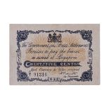 STRAITS SETTLEMENTS EMERGENCY ISSUE 25 CENTS 1917