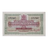 STRAITS SETTLEMENTS EMERGENCY ISSUE 10 CENTS 1919