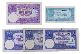 AN ASSORTED GROUP OF RUBBER COUPONS 1941 (ND)