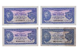 MALAYA 10 CENTS 1940 - CONSECUTIVE SERIAL LETTERS (PART 3)