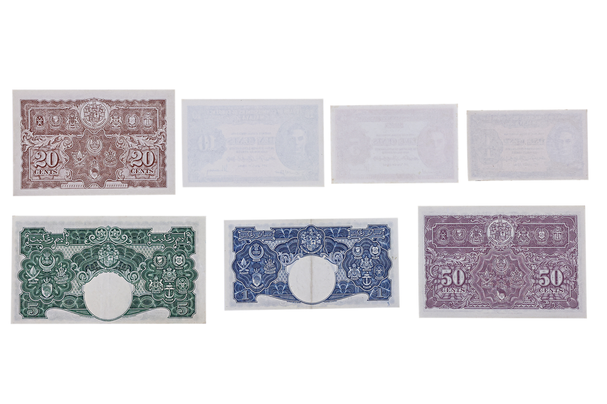 AN ASSORTED GROUP OF MALAYA BANKNOTES 1941 - Image 2 of 2