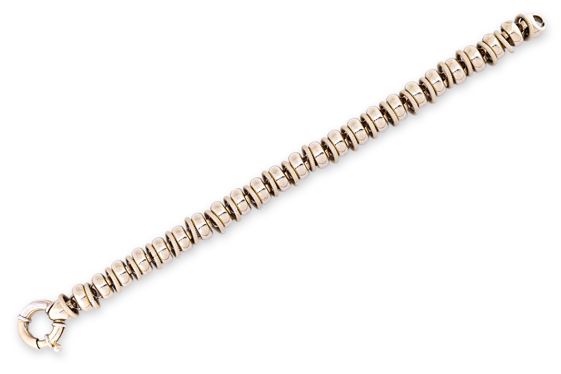 A GOLD 'CATERPILLAR' BRACELET - Image 3 of 4