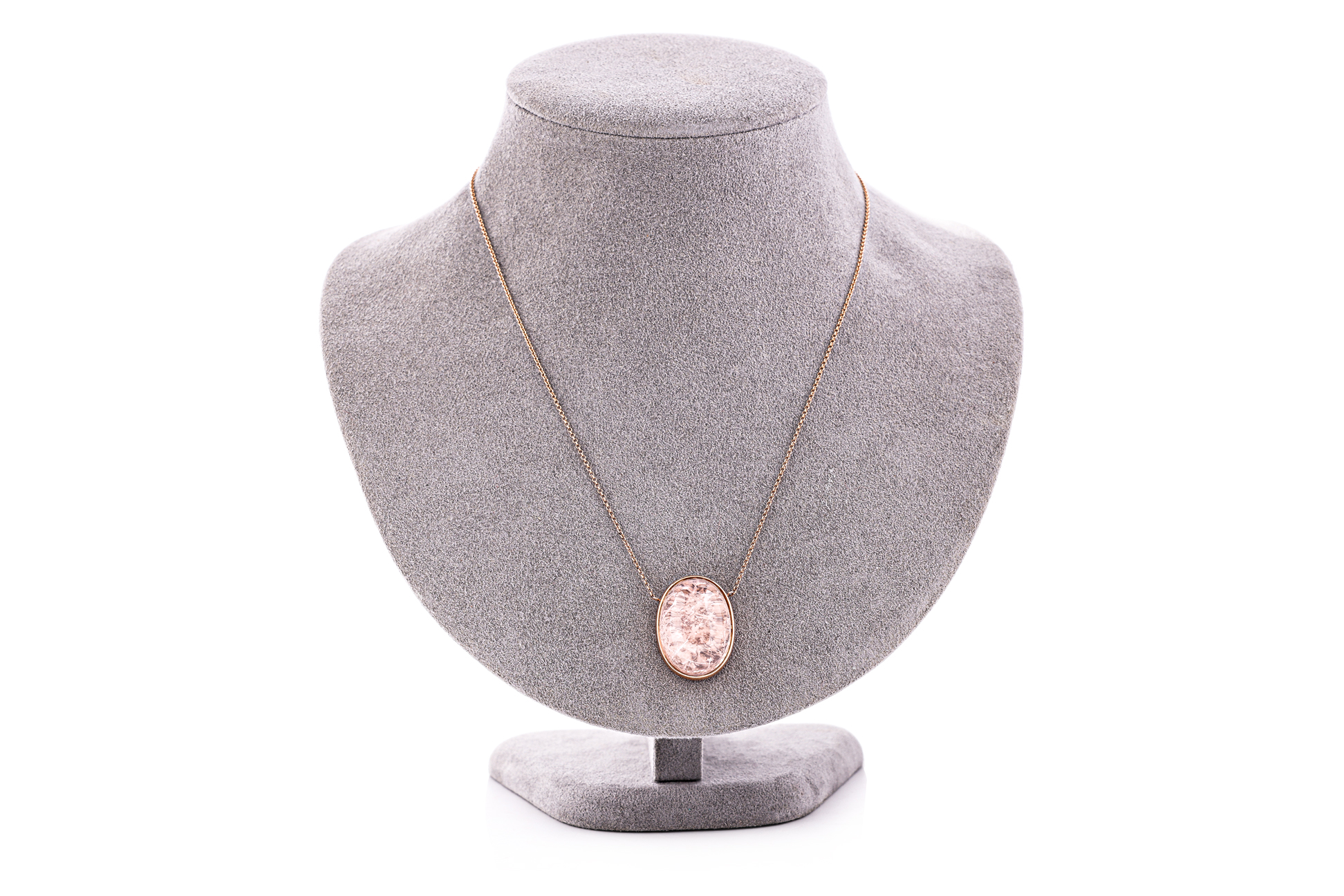 A SUITE OF ROSE QUARTZ JEWELLERY BY FUJIMORI KAJITA - Image 5 of 7