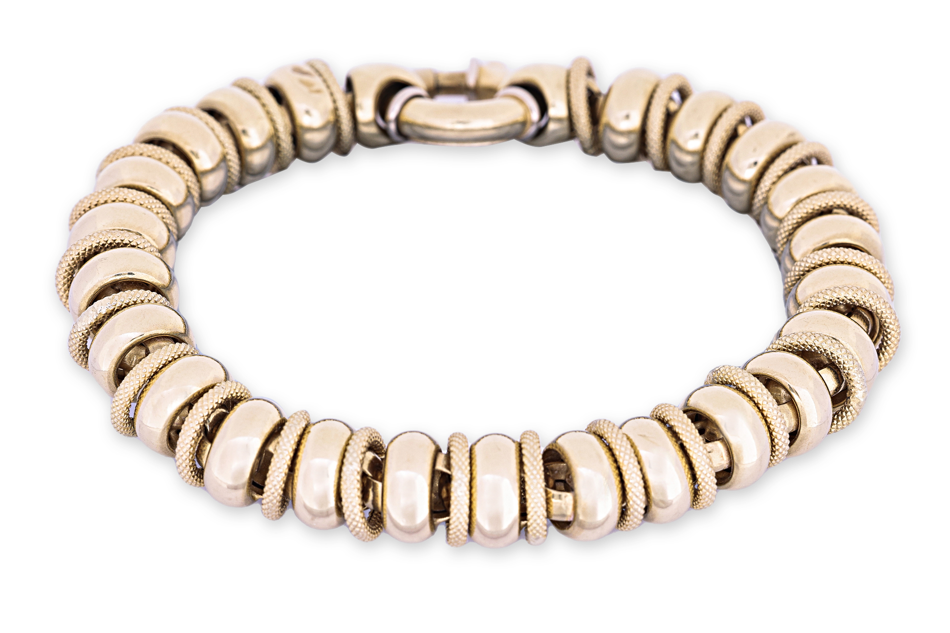 A GOLD 'CATERPILLAR' BRACELET - Image 2 of 4