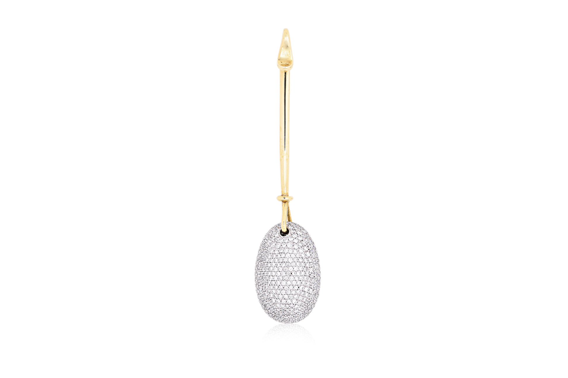 A DIAMOND 'DEW DROP' PENDANT BY GEORG JENSEN