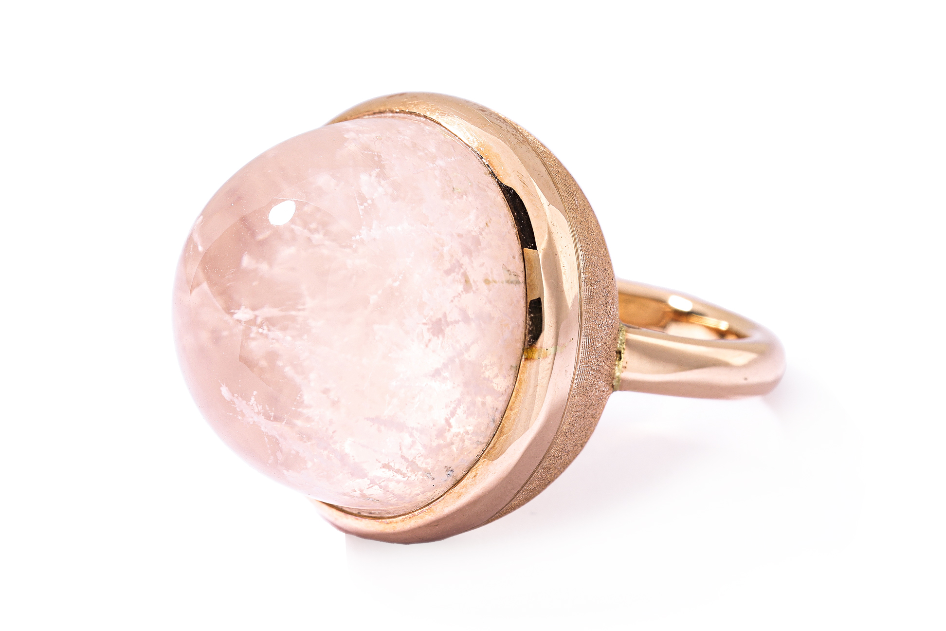 A SUITE OF ROSE QUARTZ JEWELLERY BY FUJIMORI KAJITA - Image 3 of 7