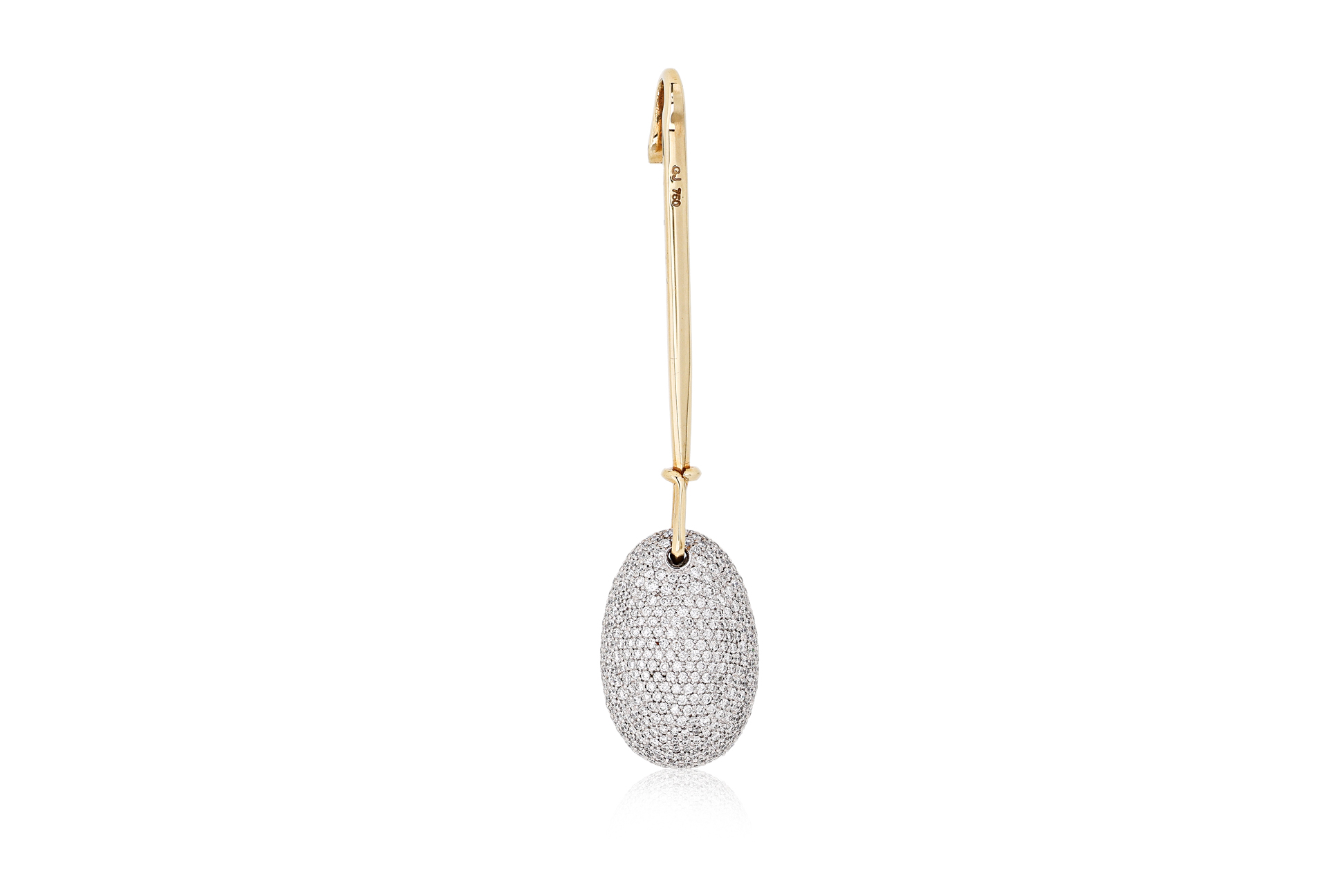 A DIAMOND 'DEW DROP' PENDANT BY GEORG JENSEN - Image 2 of 5