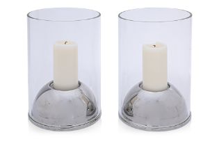 A PAIR OF CHRISTOFLE STORM LANTERNS