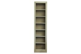 AN OKA GREY PAINTED BOOKCASE