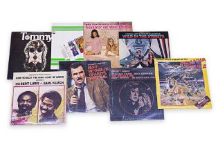 A GROUP OF EIGHT FILM SOUNDTRACK VINYL RECORDS