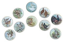 A SET OF TEN 'GAME BIRDS OF THE WORLD' BY BASIL EDE PLATES