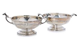 TWO SINGAPORE TURF CLUB ENGLISH SILVER CUPS