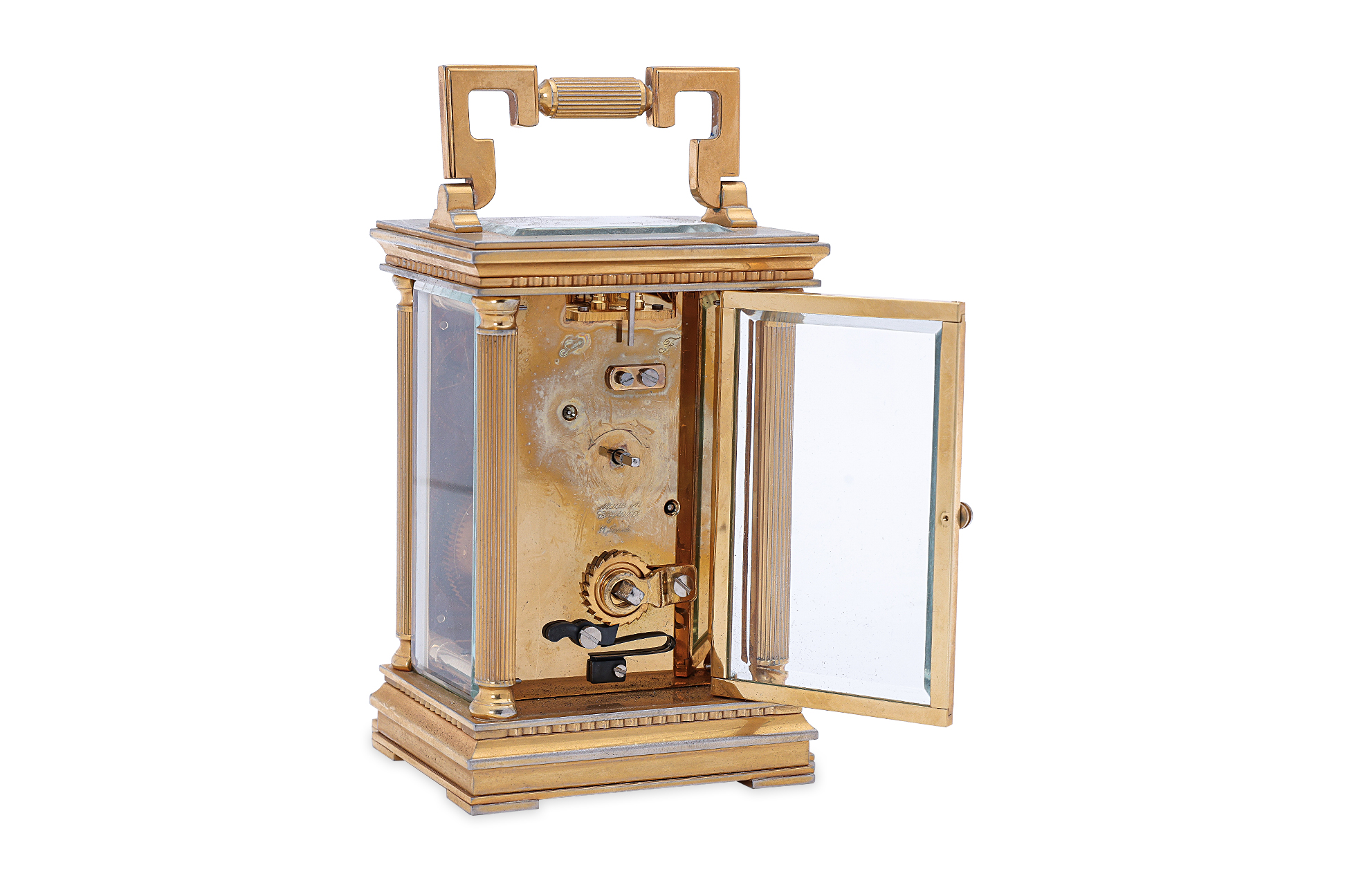 A HALCYON DAYS LIMITED EDITION ENAMEL CARRIAGE CLOCK - Image 3 of 3