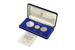 MALAYSIA 1982 25TH ANNIVERSARY 1/25/500 RINGGIT PROOF SET