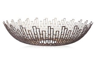 A CRATE & BARREL SUNBURST BOWL