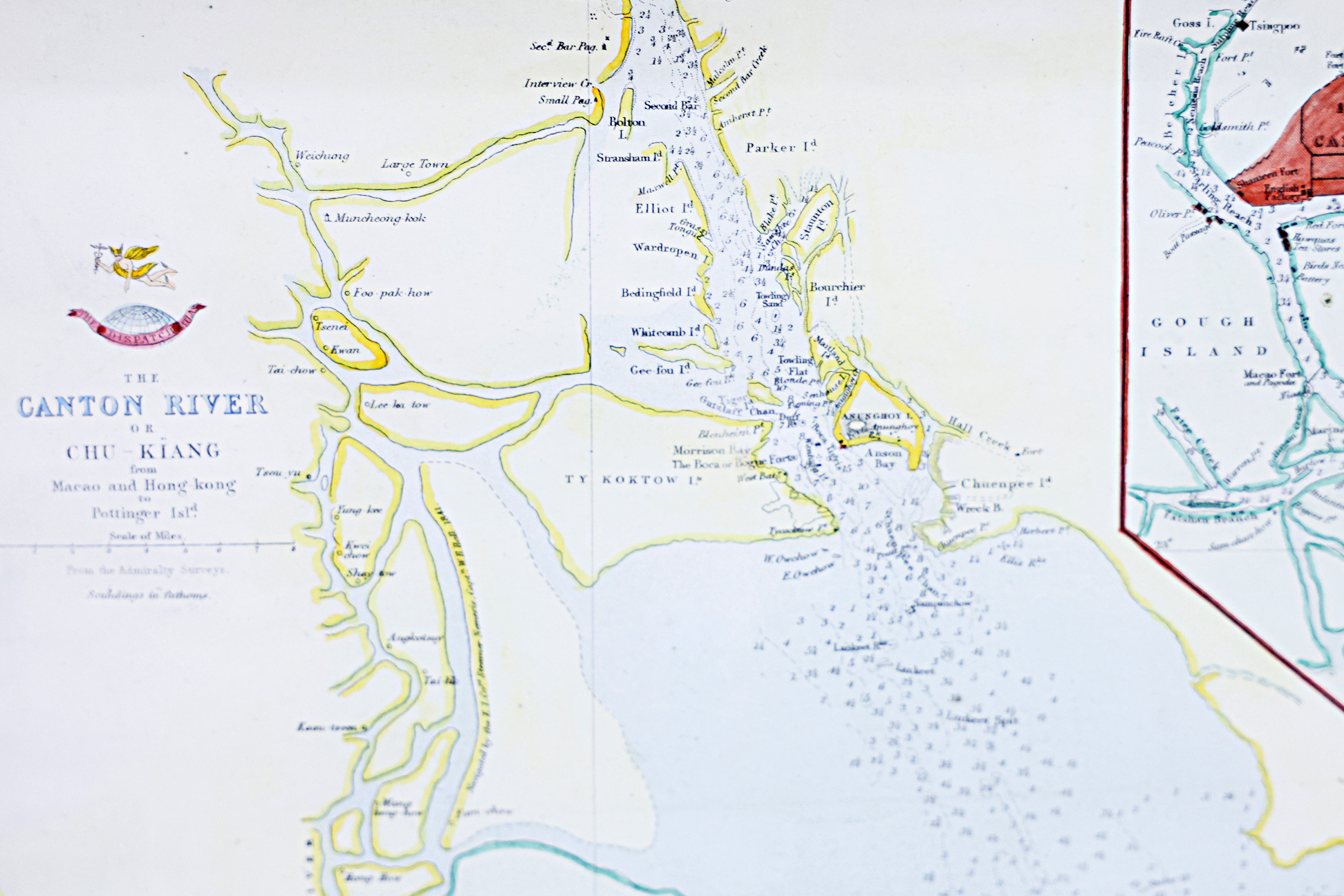 AN EARLY MAP OF HONG-KONG AND MACAO, PLUS RELATED PHOTOGRAPH - Image 3 of 21