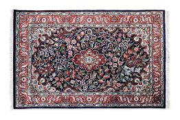 A PERSIAN STYLE 'FLOWERS' SILK RUG