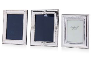 THREE ITALIAN SILVER PHOTOGRAPH FRAMES